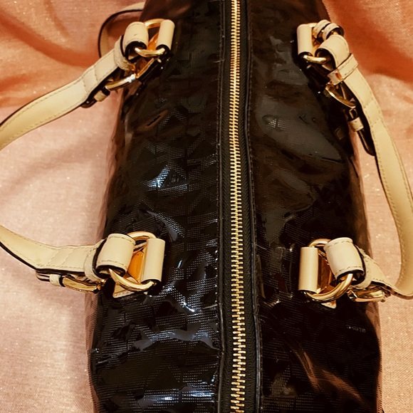 MICHAEL KORS GRAYSON SATCHEL BLACK 👜💥✨🌸 - Picture 2 of 6